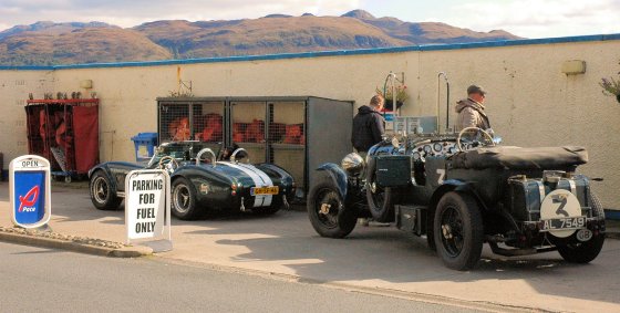 There are 24-hour card-operated fuel pumps at the Spar Shop in Lochcarron